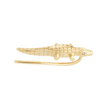 Alligator 18K Gold Ear Climber