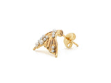 Flipper 18K Gold Stud w. Pearls