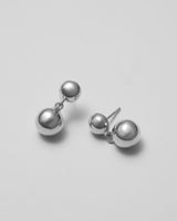 Sphere Silver Earrings