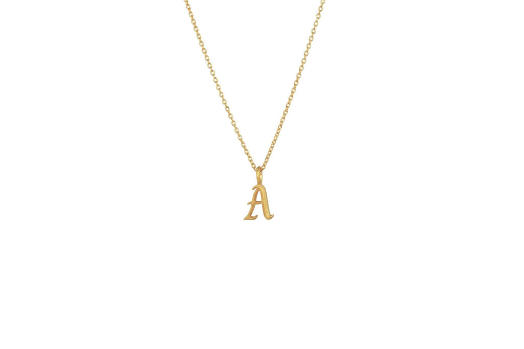 IX A Ice 22K Gold Plated Pendant