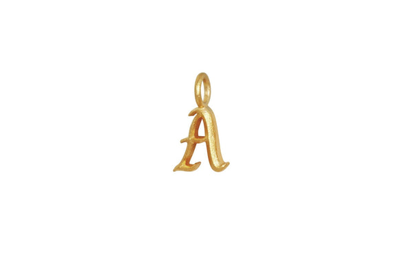 IX A Ice 22K Gold Plated Pendant