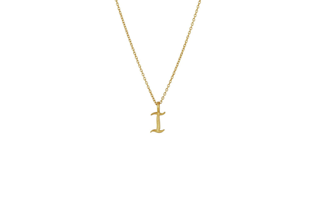 IX I Ice 22K Gold Plated Pendant