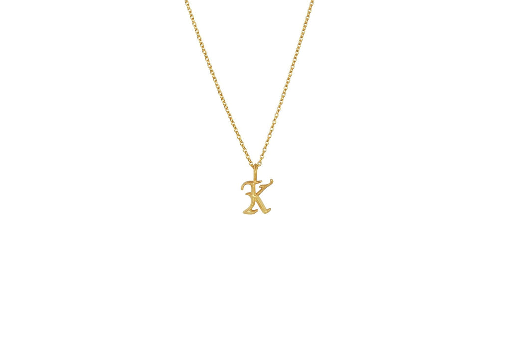 IX K Ice 22K Gold Plated Pendant
