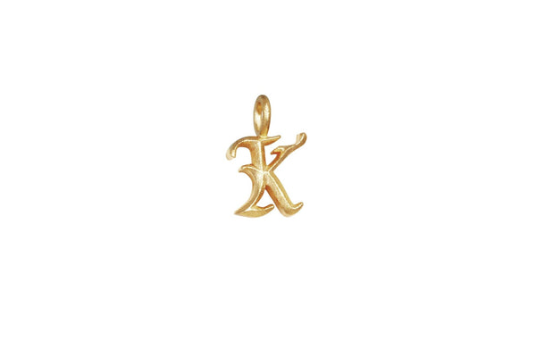 IX K Ice 22K Gold Plated Pendant