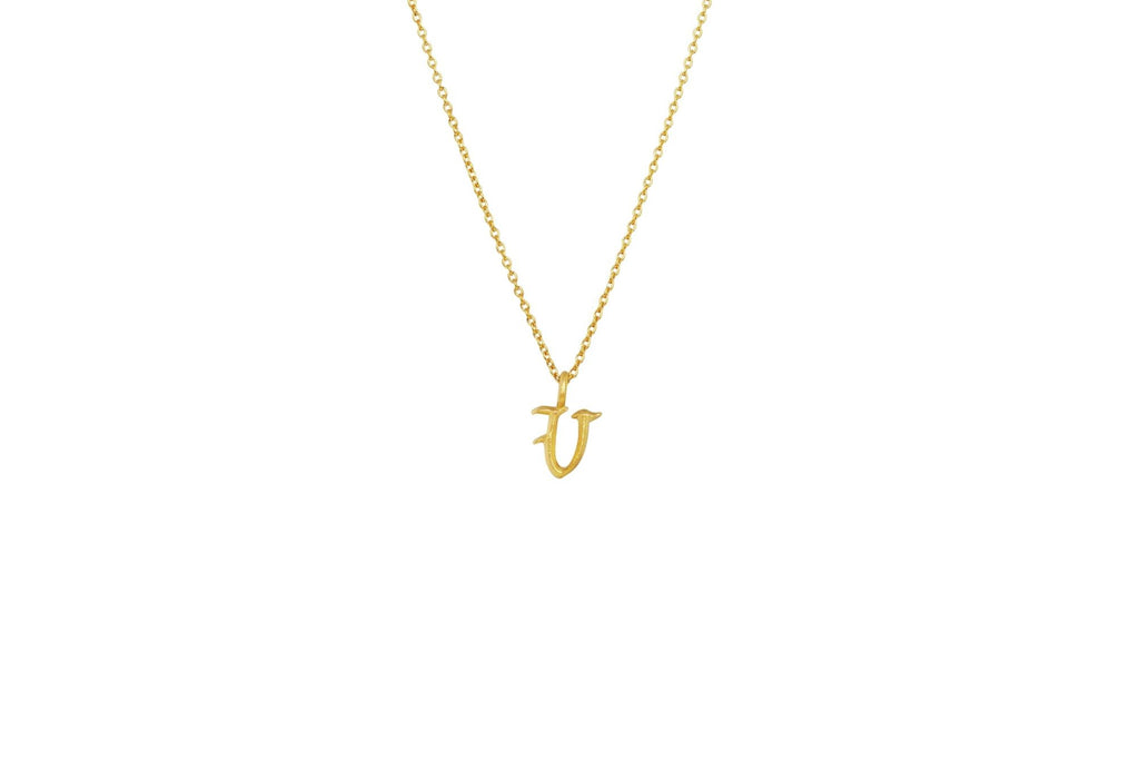 IX V Ice 22K Gold Plated Pendant
