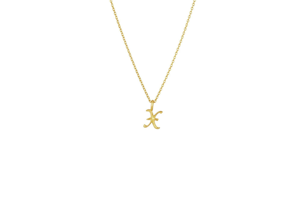 IX X Ice 22K Gold Plated Pendant