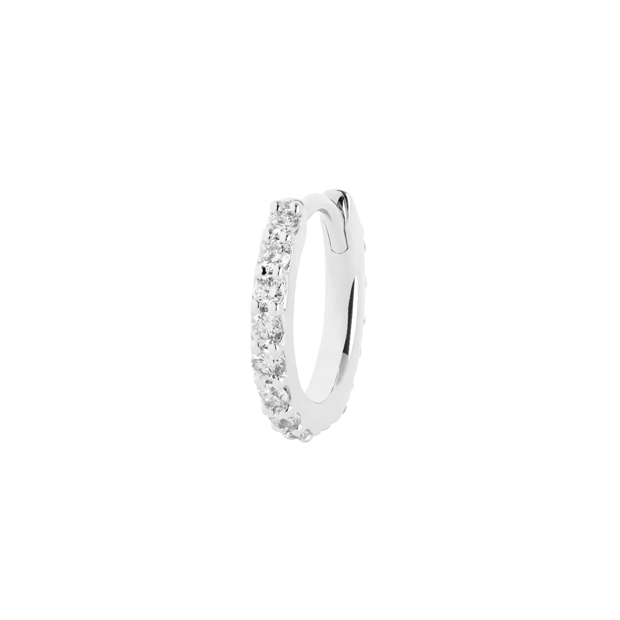 Bovary 10 14K Hvidguld Creol m. Lab-Grown Diamanter