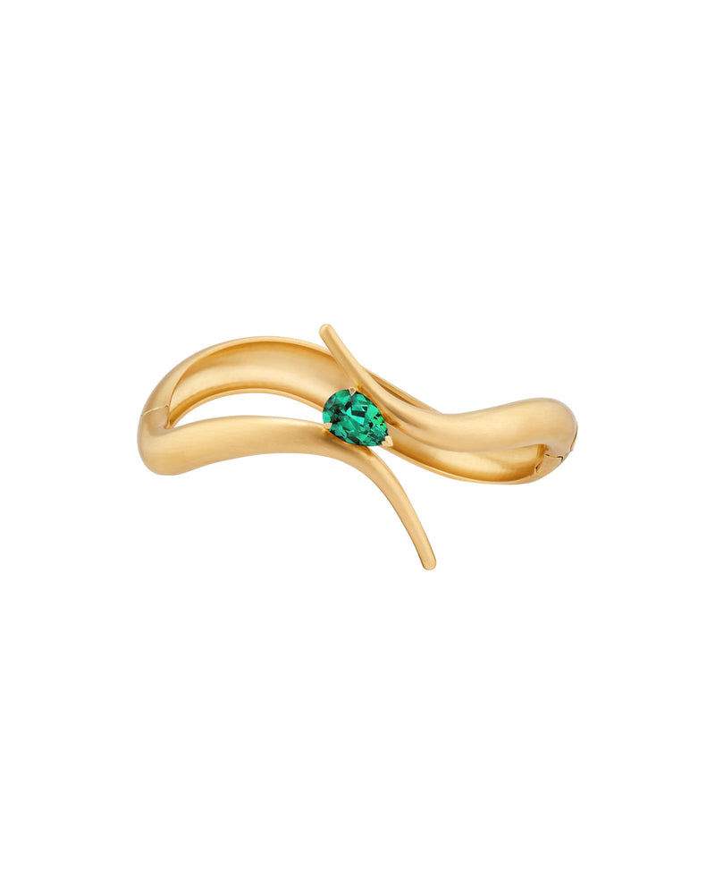 Eboris 18K Gold Bracelet w. Emerald