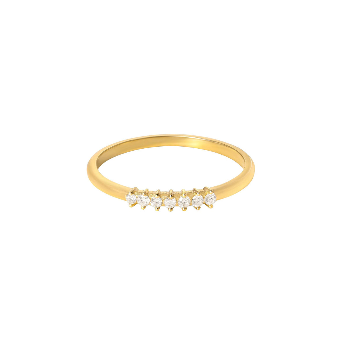 Bubbles 18K Guld Ring m. Diamanter