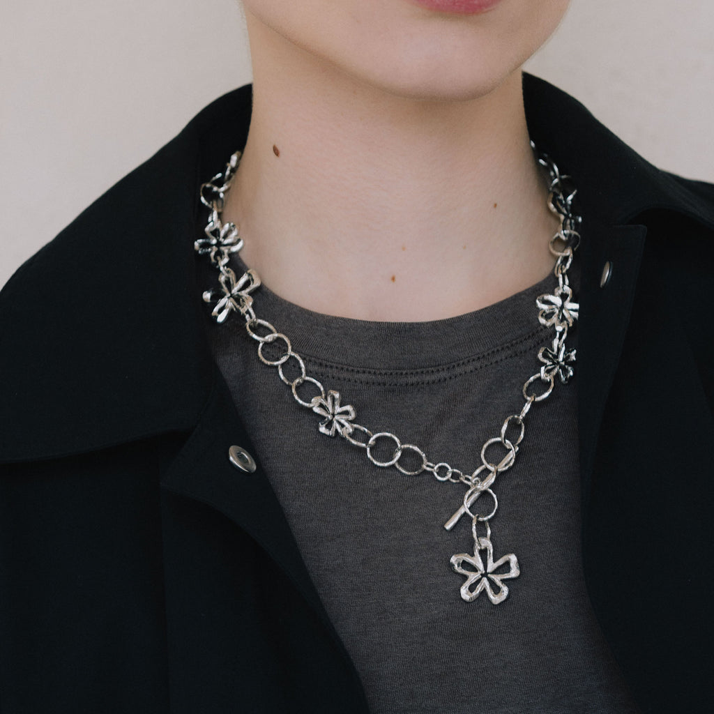 Swedish Summer Silver Necklace