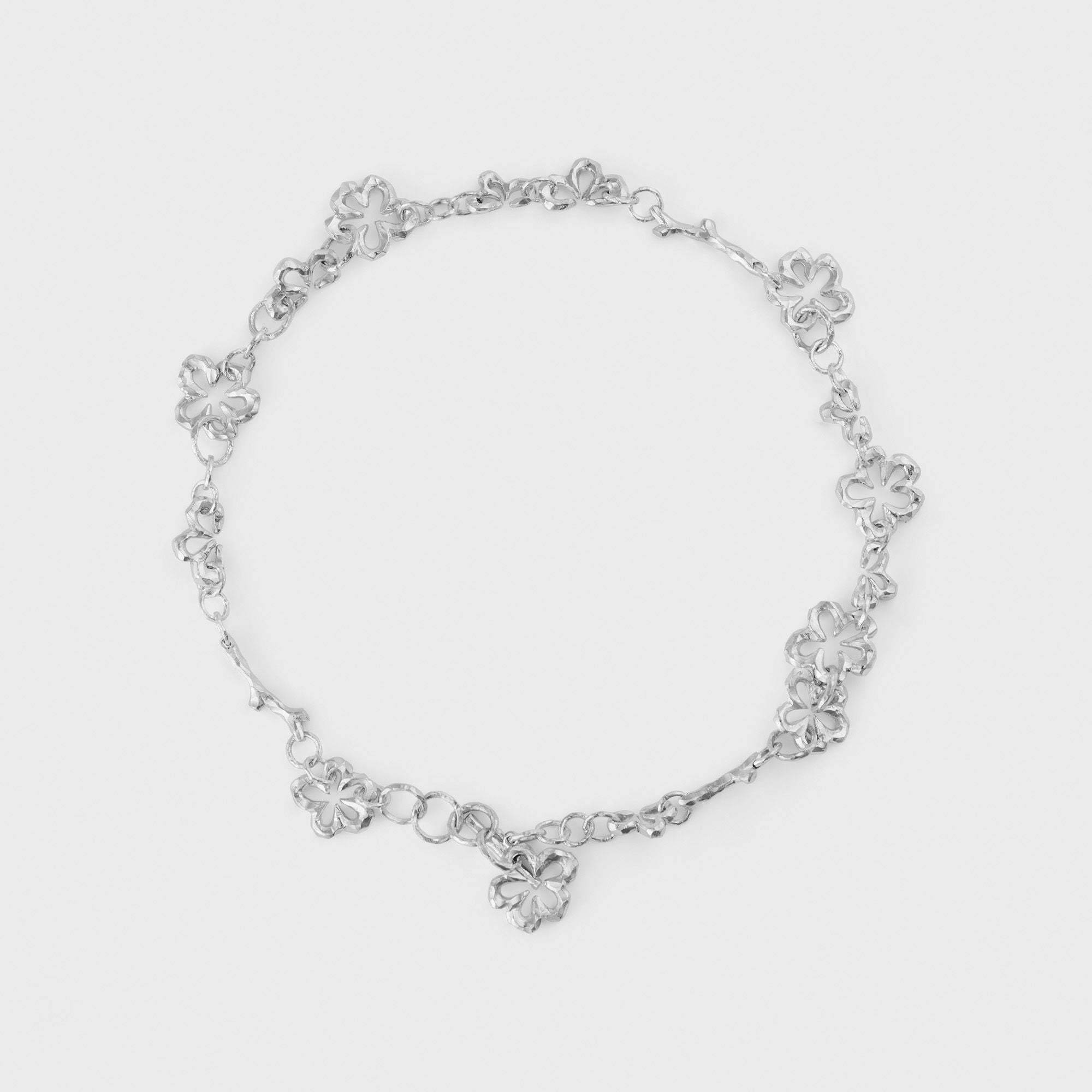 Swedish Spring Silver Necklace
