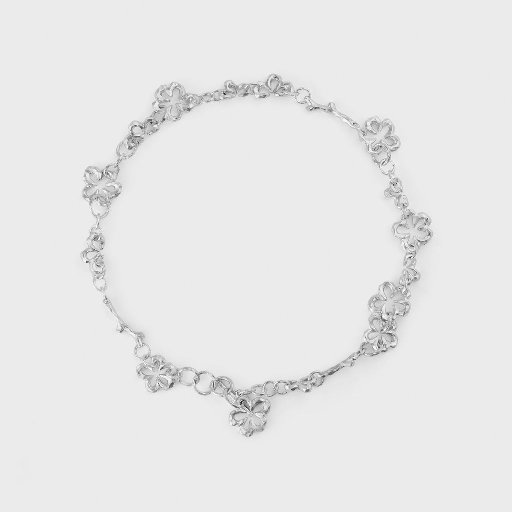 Swedish Spring Silver Necklace