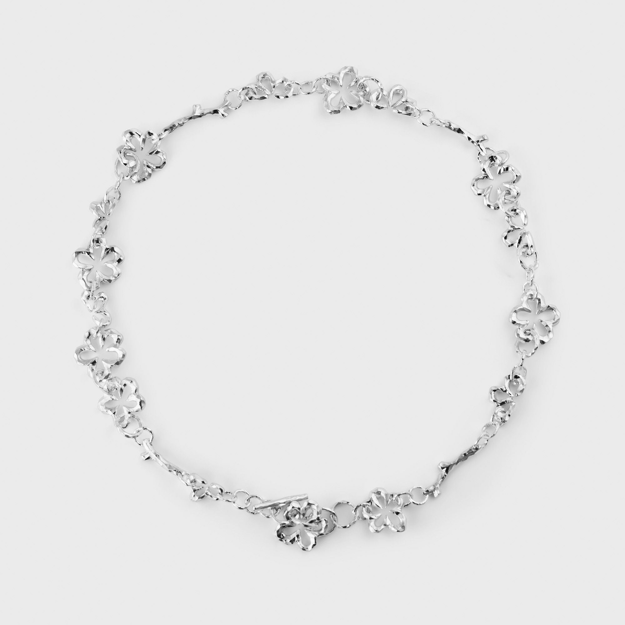 Swedish Spring Silver Necklace