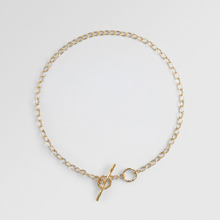 T - Chain 18K Gold Necklace 39cm