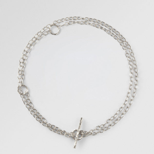 T - Chain Silver Necklace 70cm