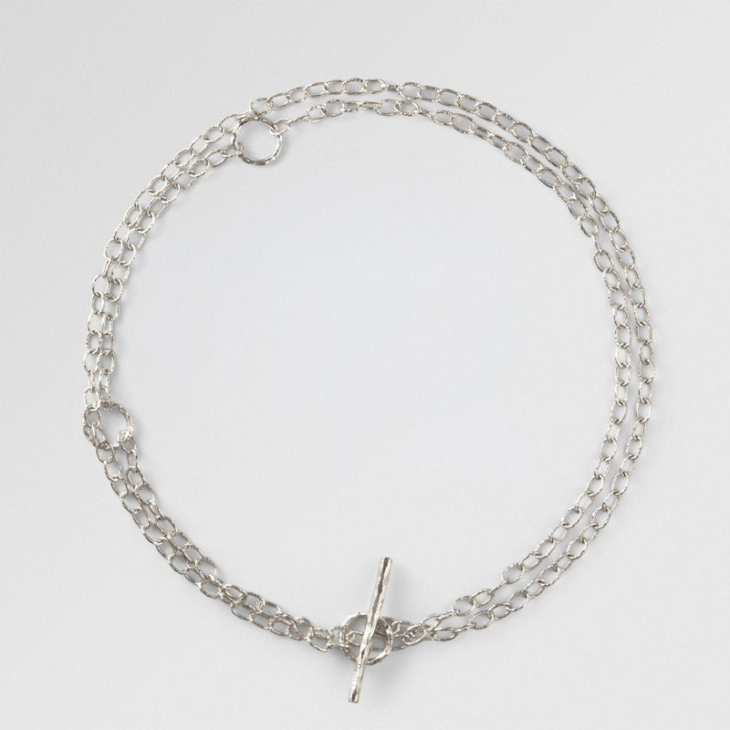 T - Chain Silver Necklace 70cm
