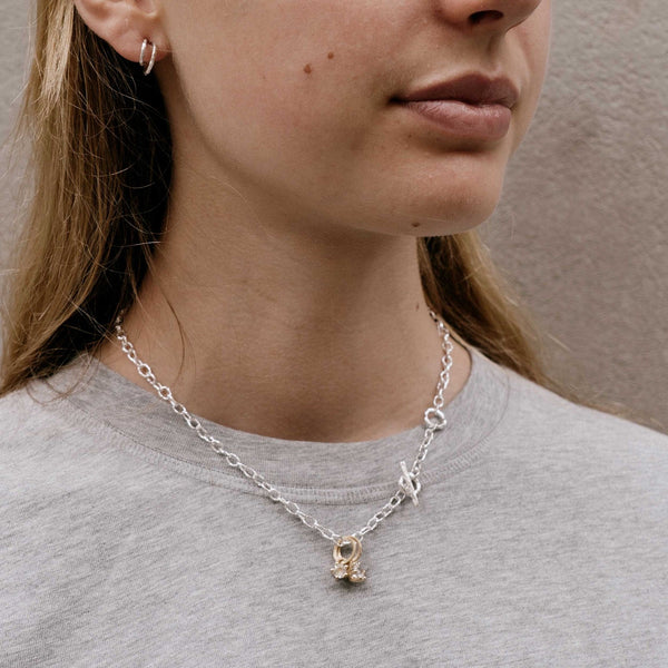 T - Chain Sølv Halskæde