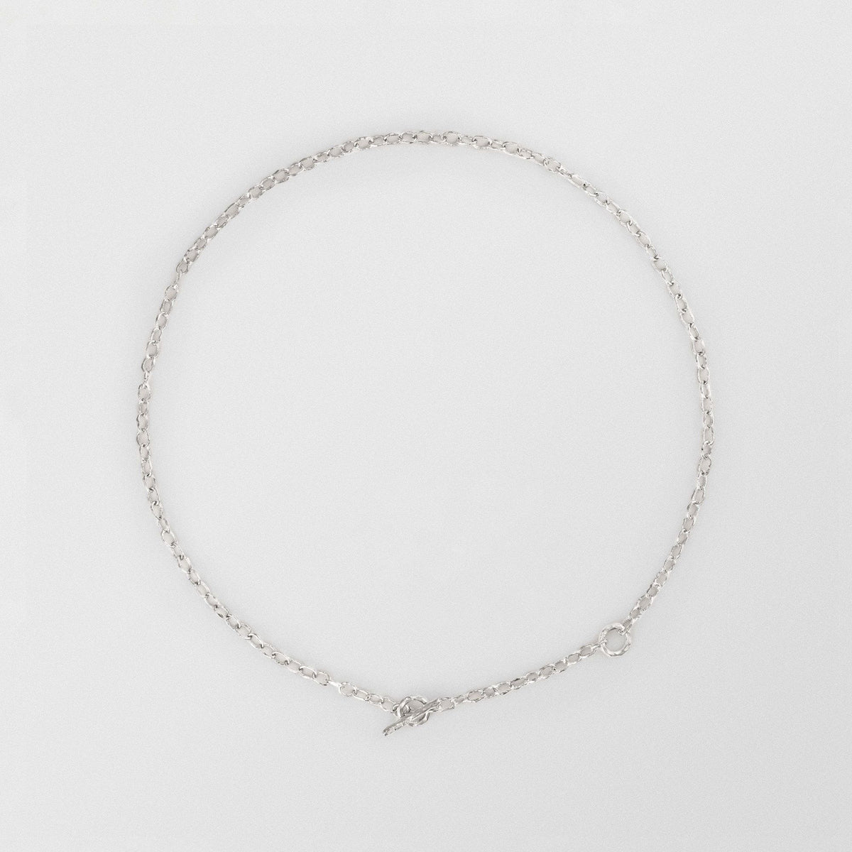 T - Chain Silver Necklace
