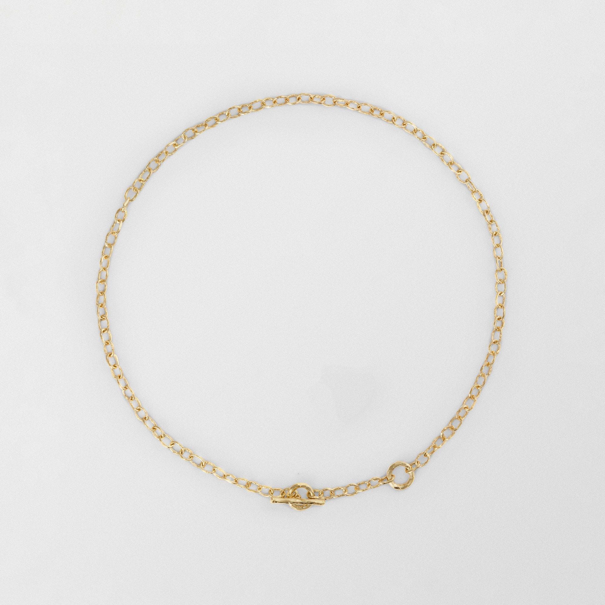 T - Chain 18K Gold Necklace