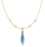 Junger Fisch 40 Collier 18k Gold Halskette