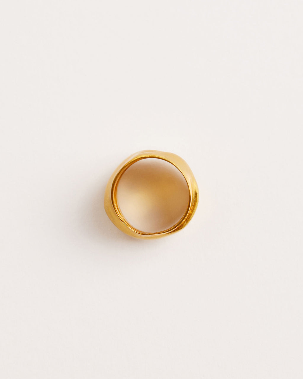 Amassado Gold Plated Ring