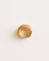 Amassado Gold Plated Ring