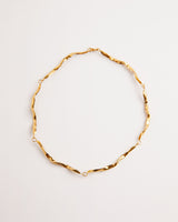 Trama Forgyldt Choker Halskæde