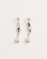 Velo Sølv Øreringe m. Ferskvandsperler