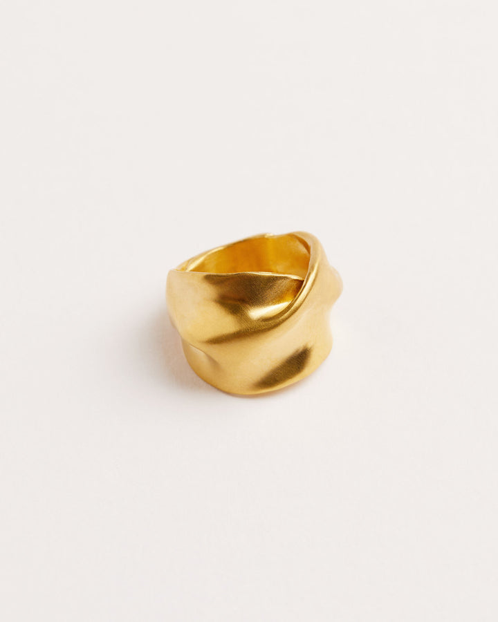 Volta Gold Plated Ring