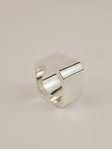 Carré Silver Ring