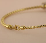 Tubogas 'Forever' 18K Gold Bracelet w. Diamonds