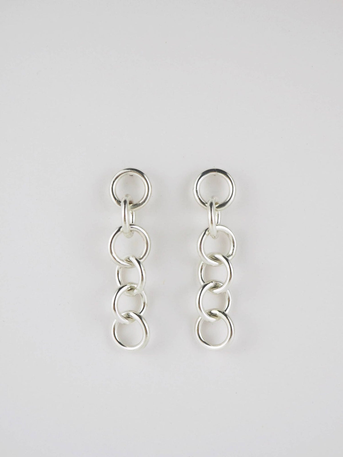 Chaine Silver Earrings