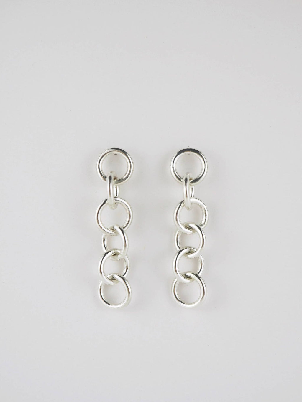 Chaine Silver Earrings