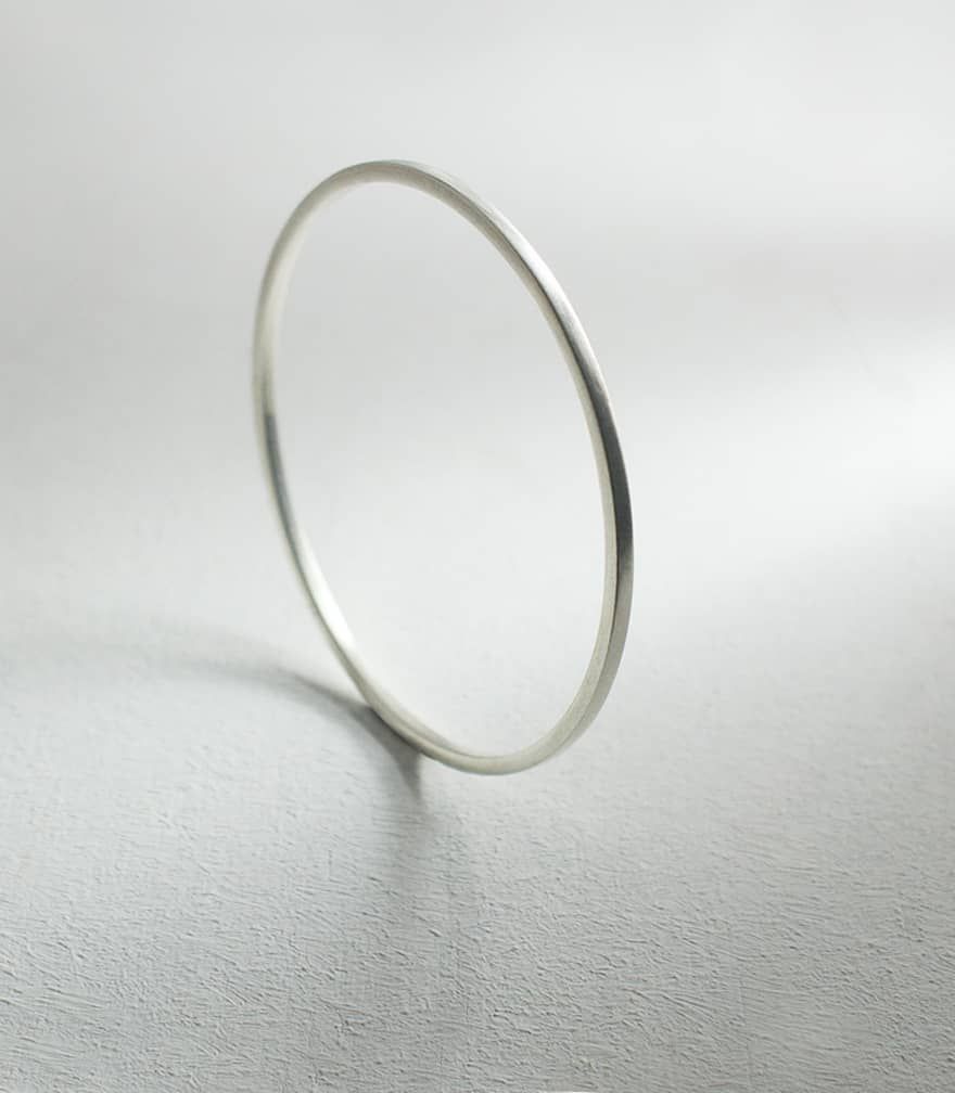 Charlotte Fairmined Silver Bangle
