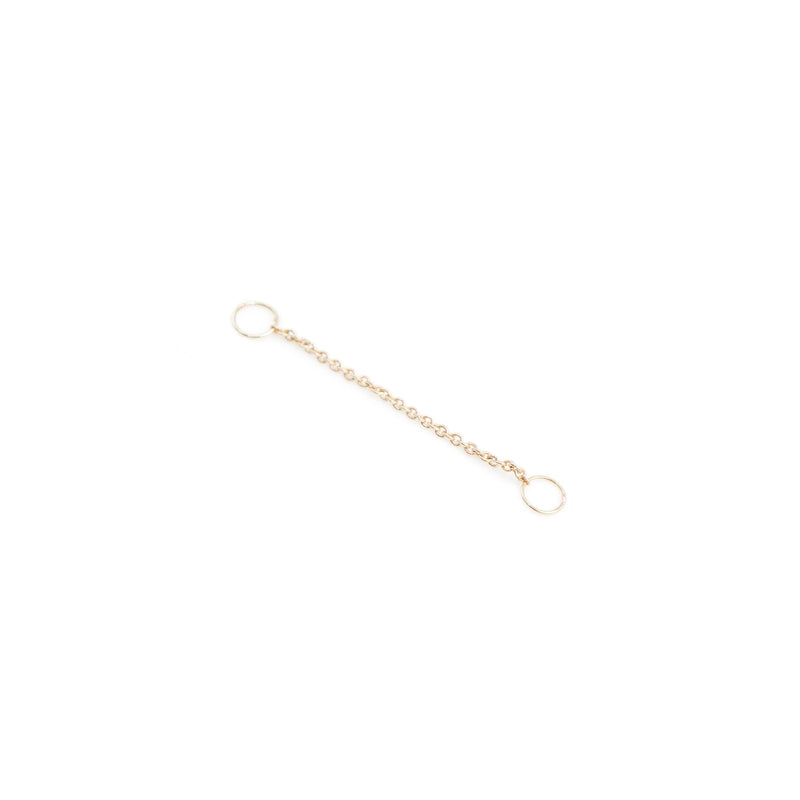 3 cm 18k Goldohrringkette