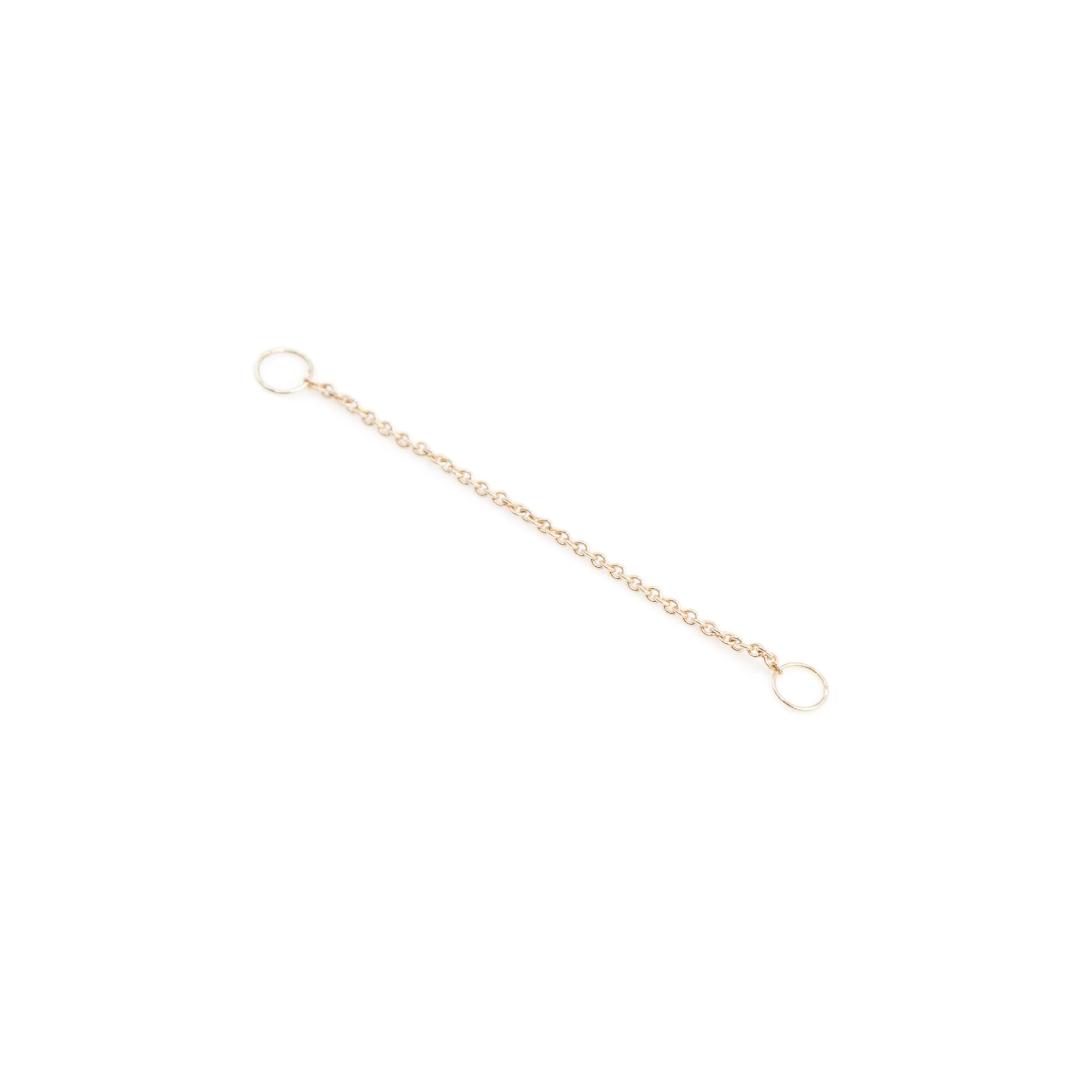 5 cm 18k Goldohrringkette