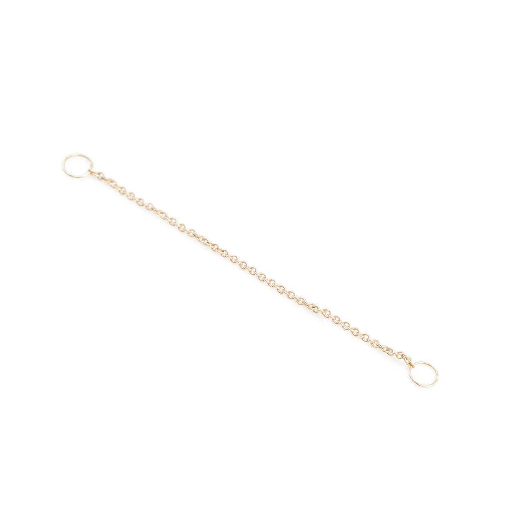 7 Cm 18K Gold Earring Chain