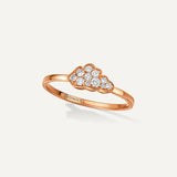 Allusia Love Mini 18K Rosegold Ring w. Diamonds
