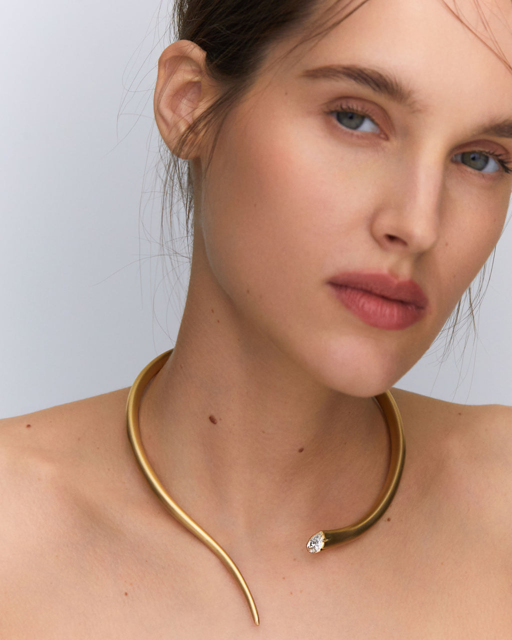 Eboris 18K Gold Necklace w. Lab-Grown Diamond