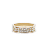 Courage 18K Guld, Hvidguld eller Rosaguld Ring m. Lab-Grown Diamanter