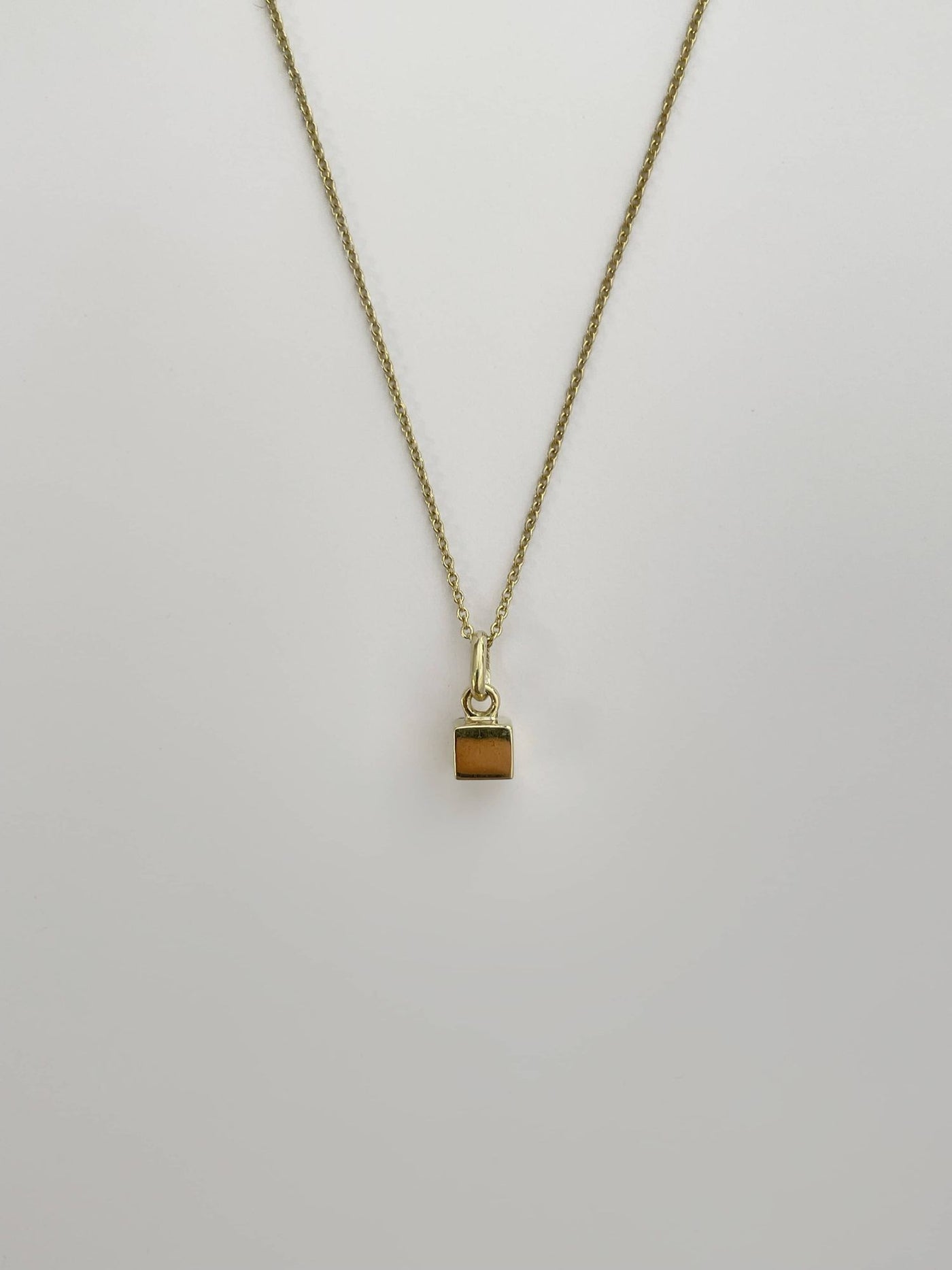 Cube Gold 18K Gold Necklace