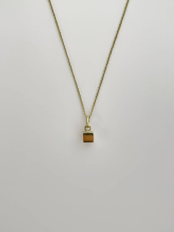 Cube Gold 18K Gold Necklace