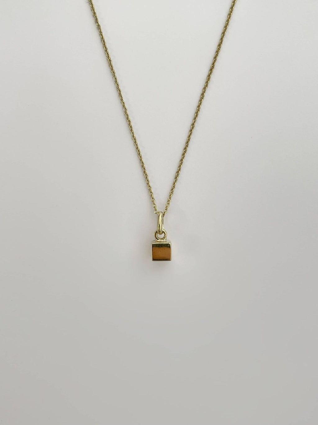 Cube Gold 18K Gold Necklace