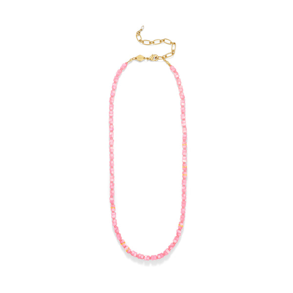Calypso Gold Plated Necklace w. Beads & Pearl