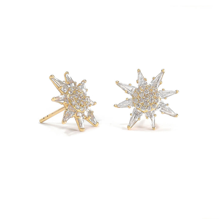 Calypso 14K Gold Studs w. Diamonds