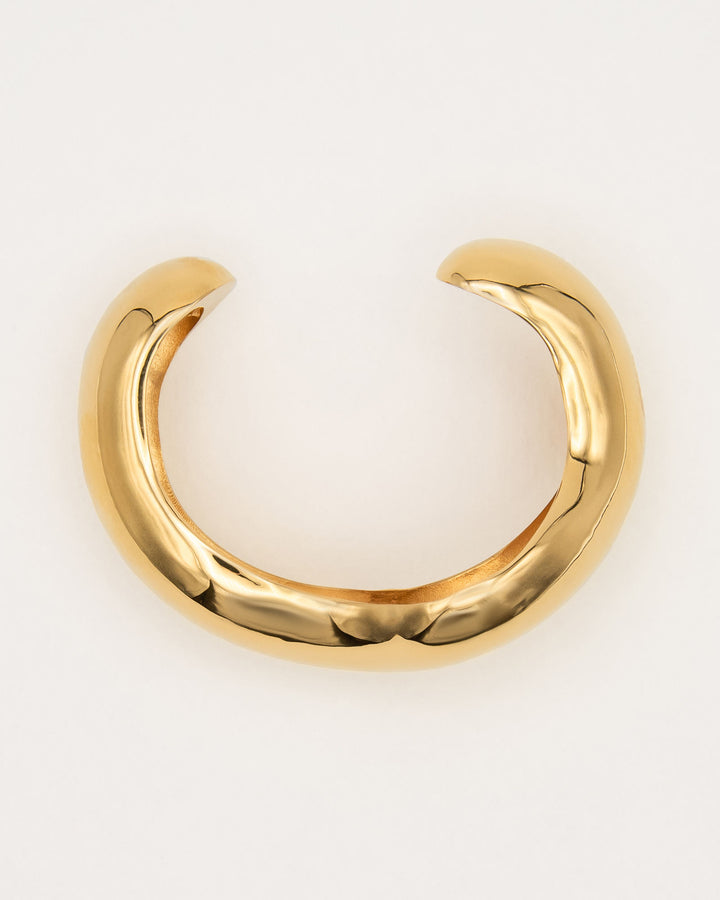Céo Cuff Gold Plated Bangle