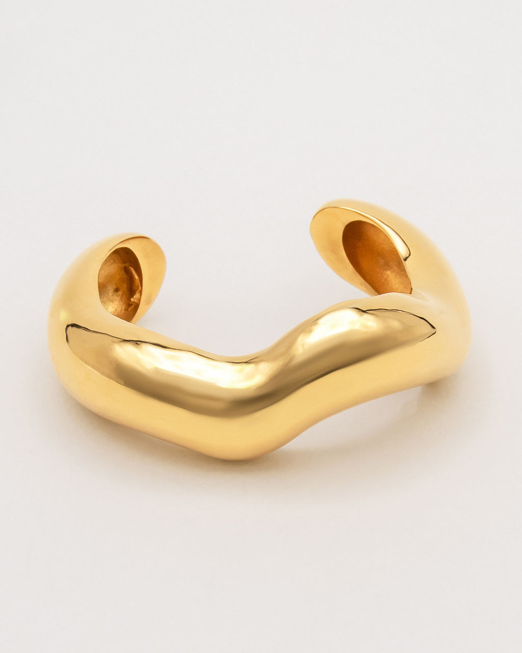 Céo Cuff Gold Plated Bangle