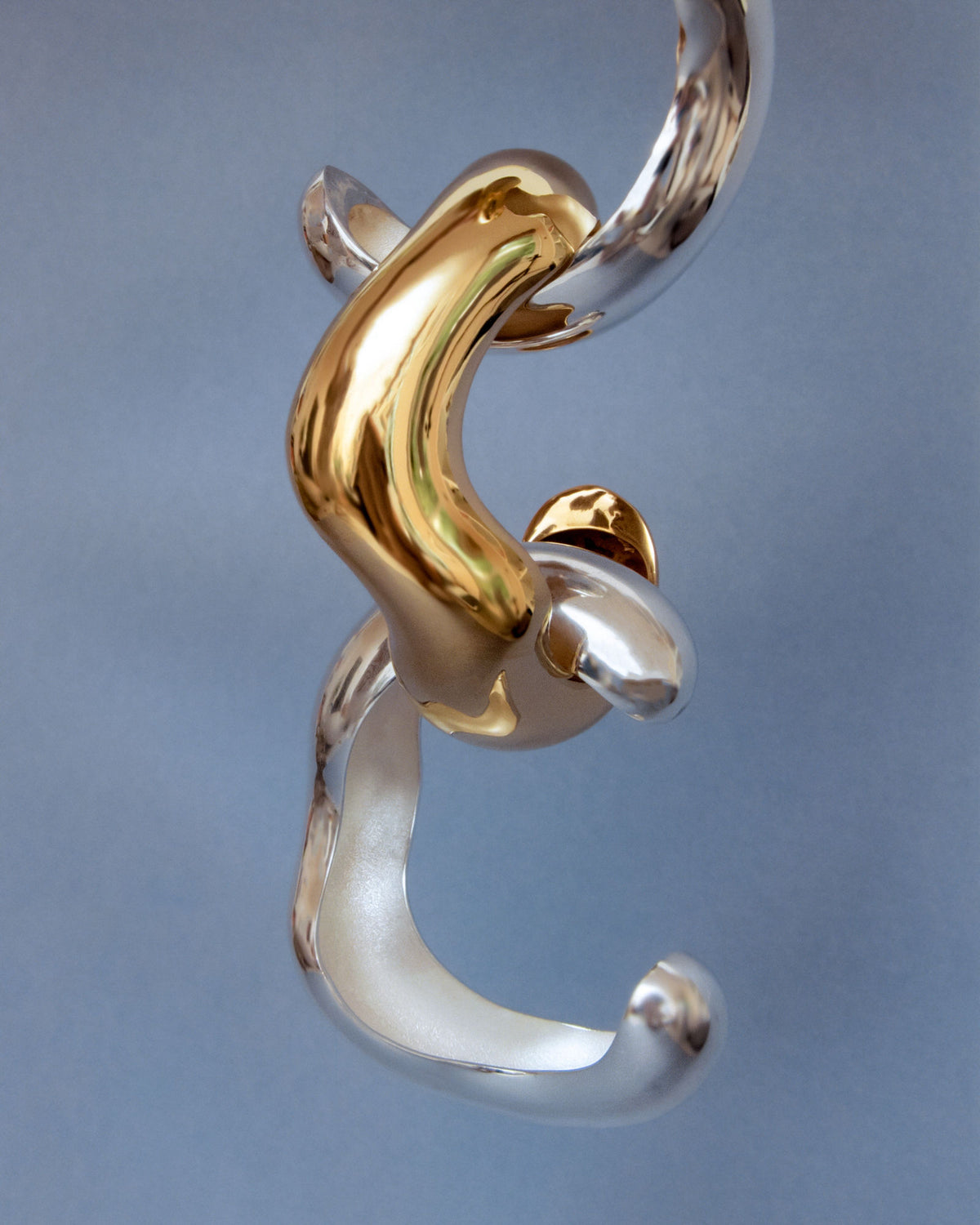 Céo Cuff Silver Bangle