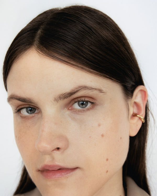 Curvas Gold Plated Ear Cuff