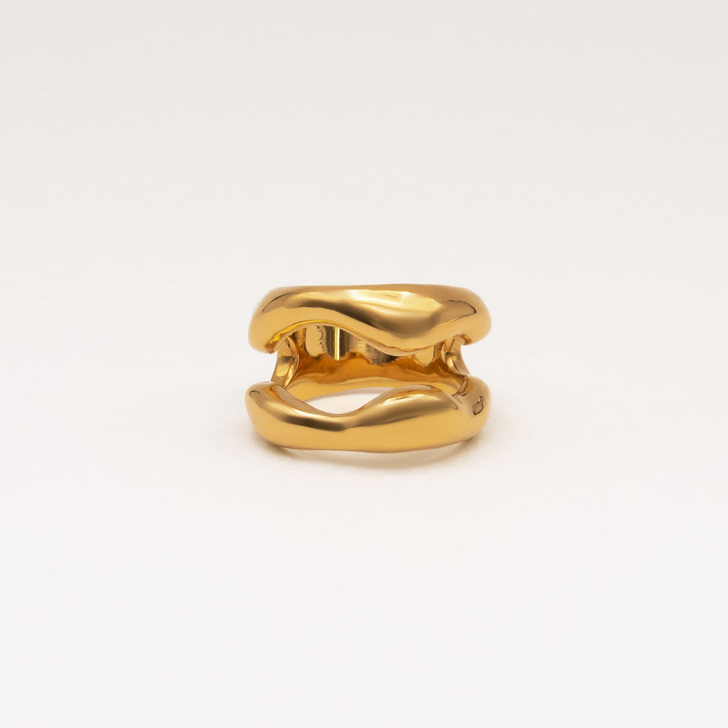 Duas Gold Plated Ring